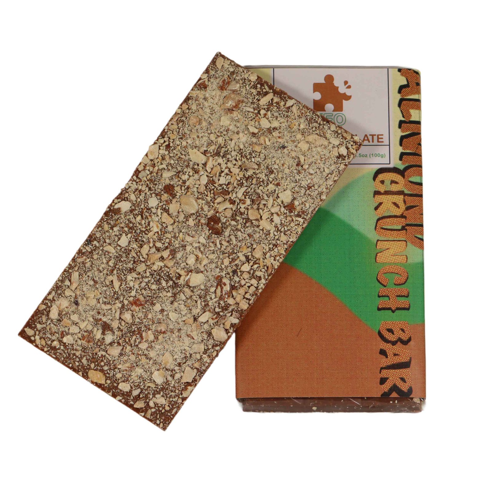 almond crunch bar chocolate | 500mg cbd | keo edibles
