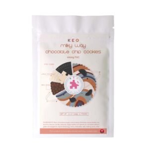 milky way chocolate chip thc cookie | 400mg thc | keo edibles
