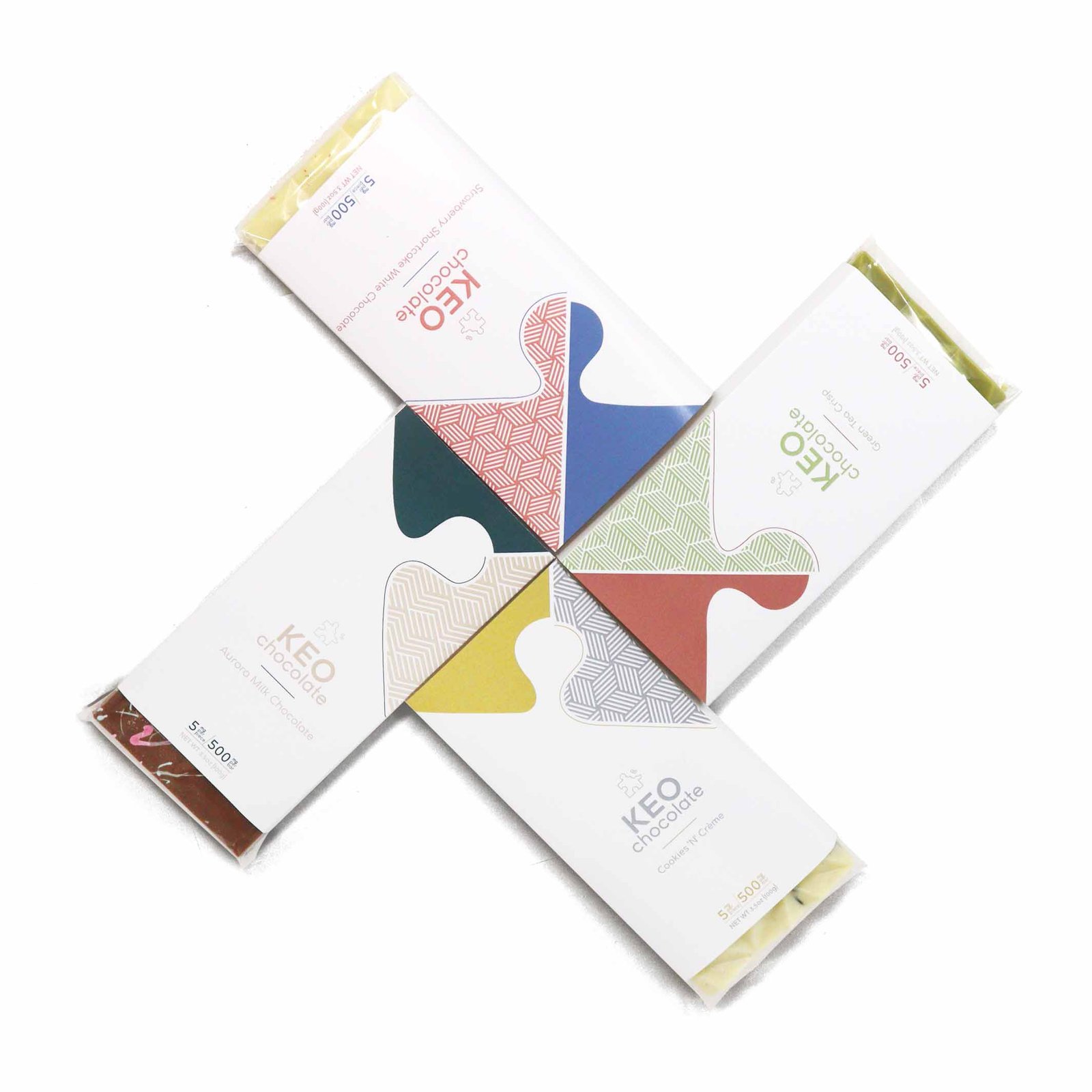 green tea crisp chocolate | 500 mg | keo edibles